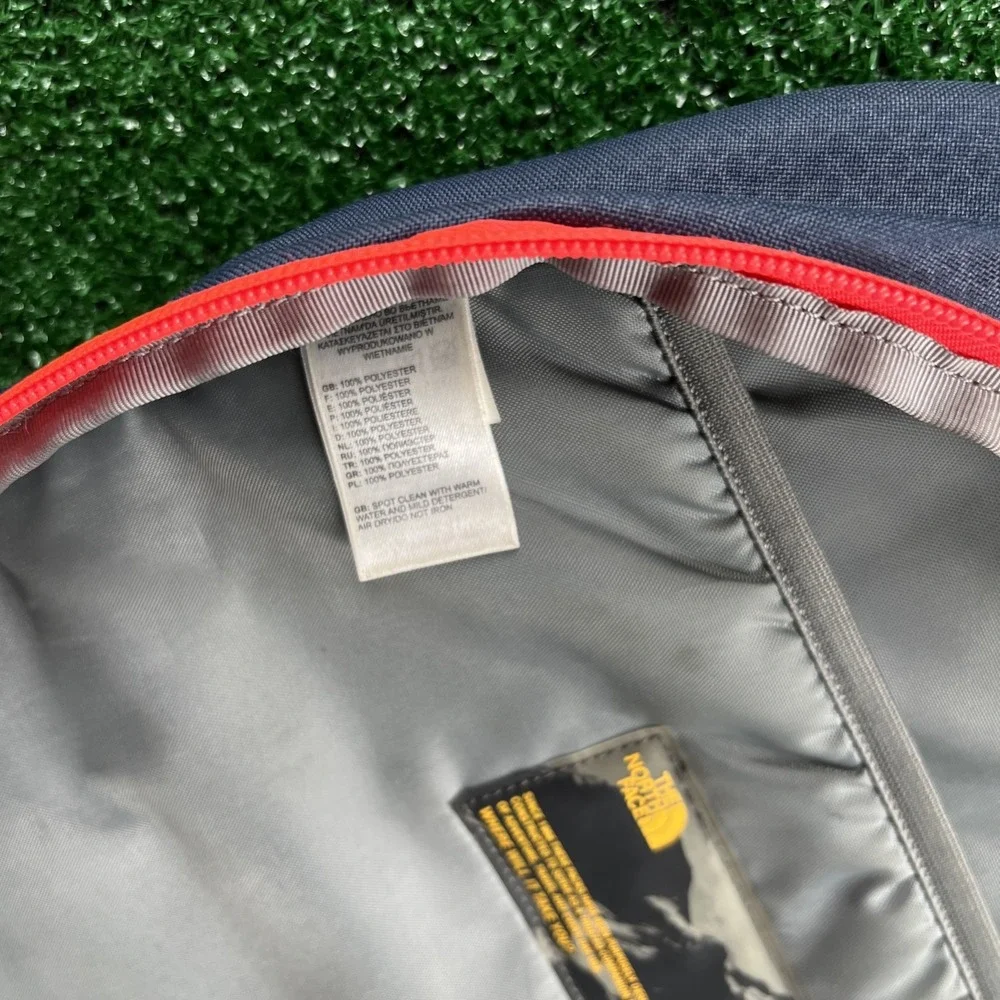 The North Face Blue And Pink Backpack With‎ Padding For Laptop Large